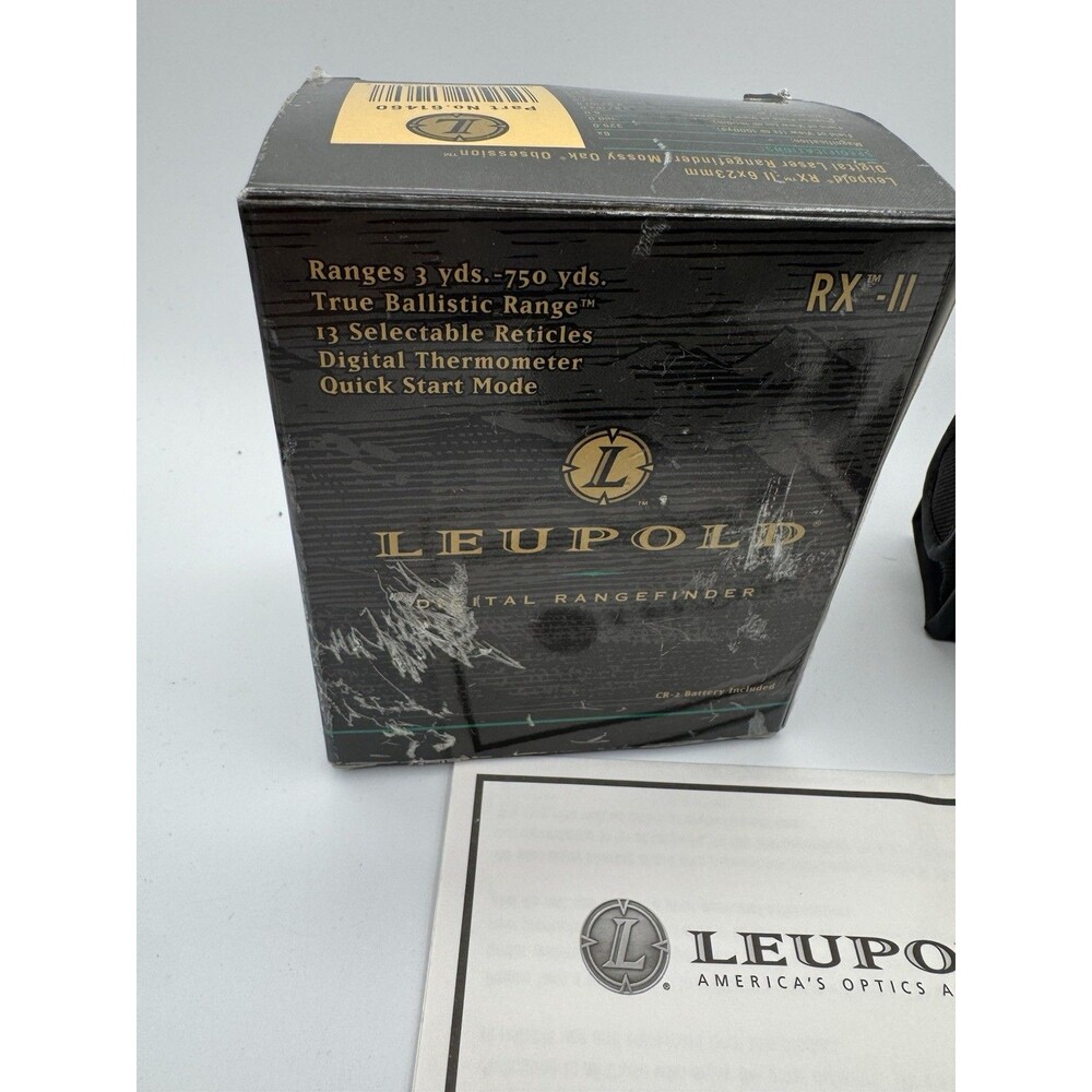 LEUPOLD RX-II TRUE BALLISTIC RANGE (TBR) LASER RANGEFINDER - Picture 3 of 16